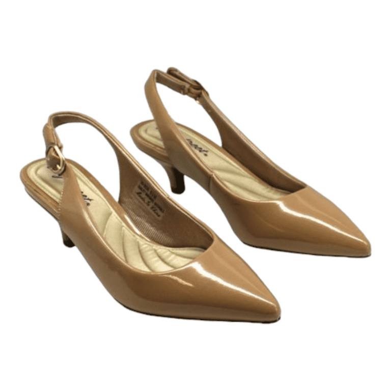 Easy Street Faye Slingback Pumps – Nude Patent – Size 5.5M – Manmade –New in Box