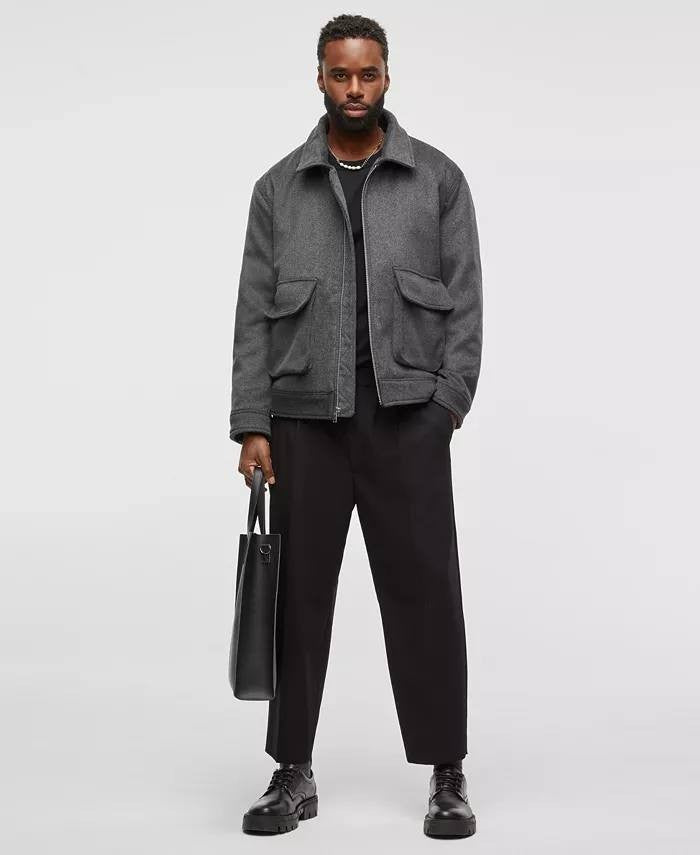 Mode of One Men’s Utility Pocket Jacket Heather Onyx XL NWT $159.50