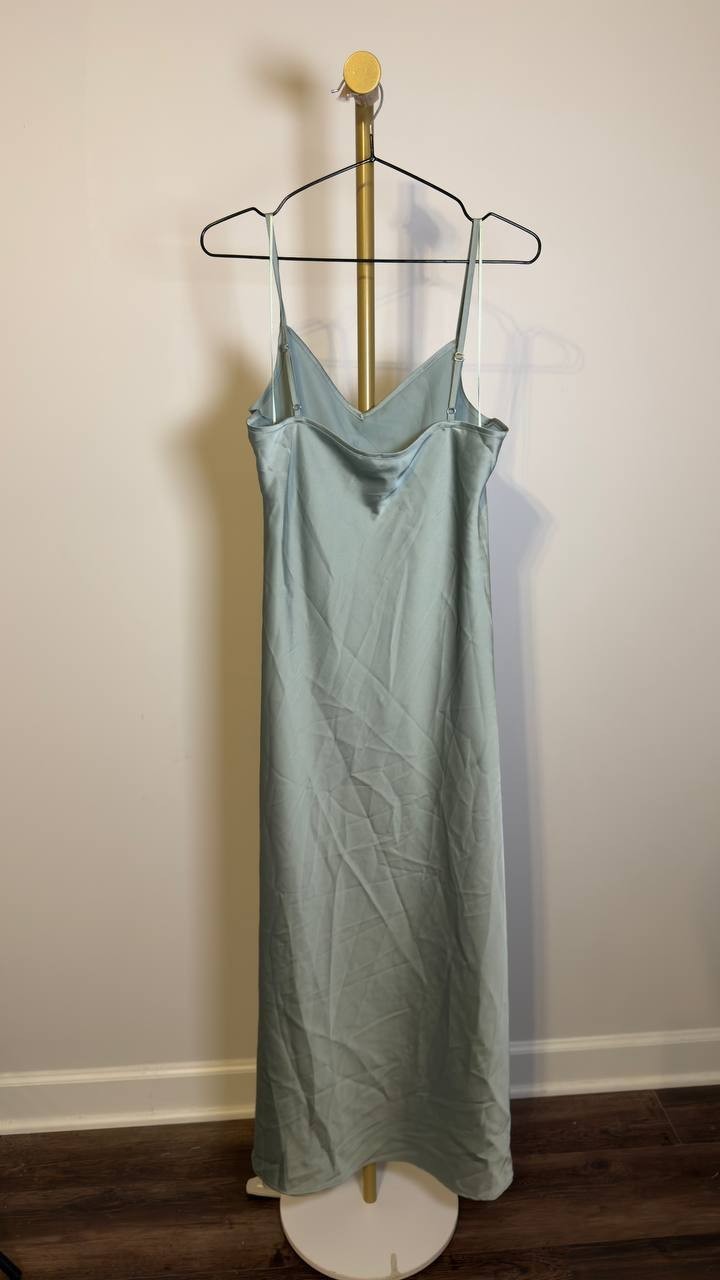 MSK Sweetheart Neck Slip Dress Mint Hint M NWT $69