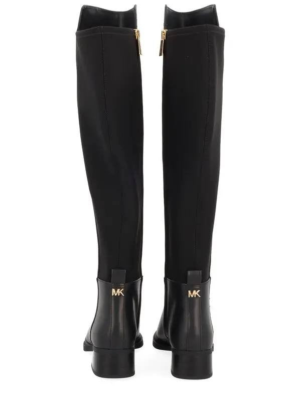 Michael Kors Lex Boots 7M Black Man‑Made Knee‑High Designer Style NIB msrp$246