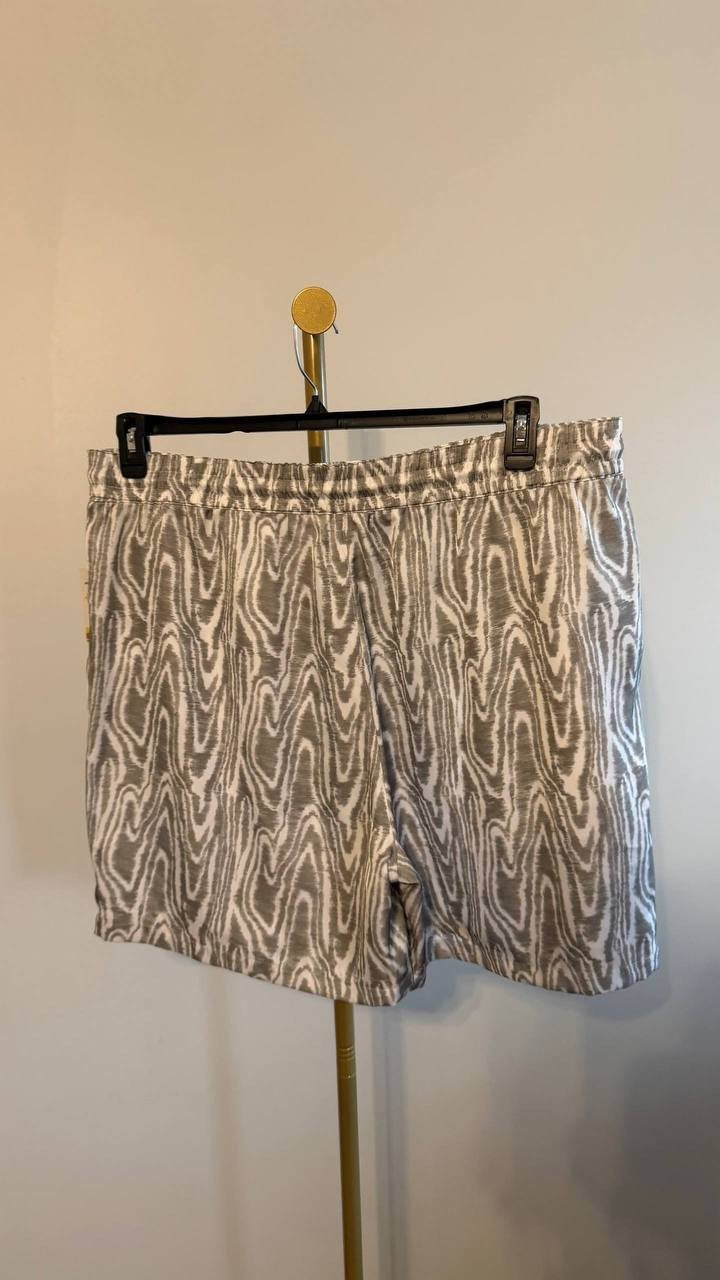 Mode of One Men’s Geo‑Print Twill Shorts Relaxed Fit XXL $49.50 NWT