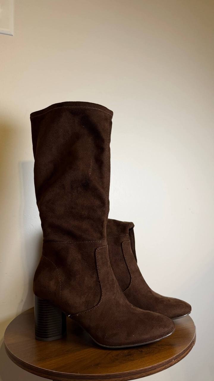 Style&Co Dark Roast Round Toe Boots 7.5M New in Box MSRP $89.90