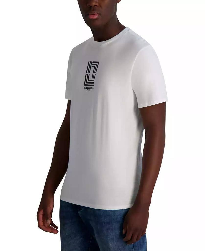 Karl Lagerfeld Paris Men’s Line‑Graphic Logo T‑Shirt XXL $59 NWT