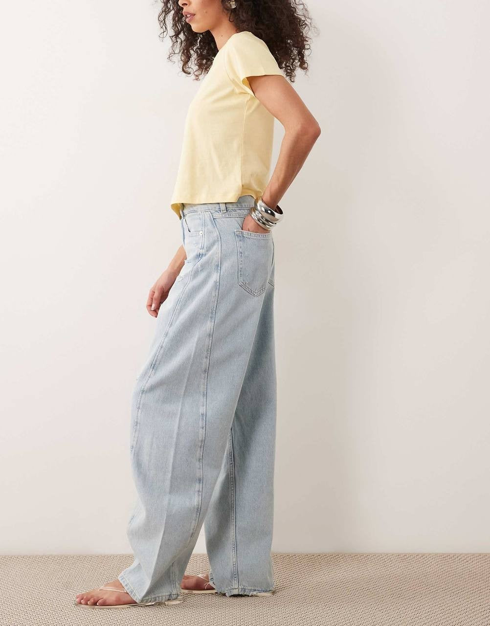 BOSS Orange Balloon Relaxed Fit Jeans Light Blue 30/30 NWT $179