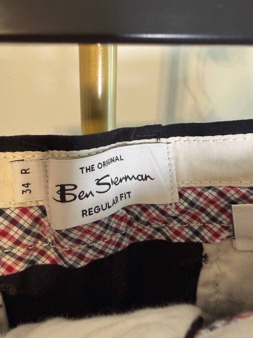 Ben Sherman Signature Chino Short Black 34 NWT $120