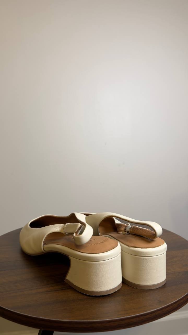 Gentle Souls Kenneth Cole Slingback Pumps Stone 8.5 M Pre-Owned $189.00