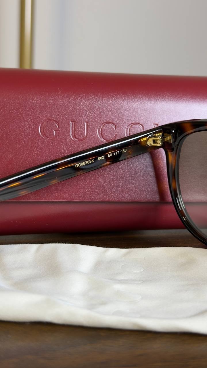 Gucci  Women’s   Sunglasses  GG0636SK  GC002257  Tortoise  OS  NWT  $305