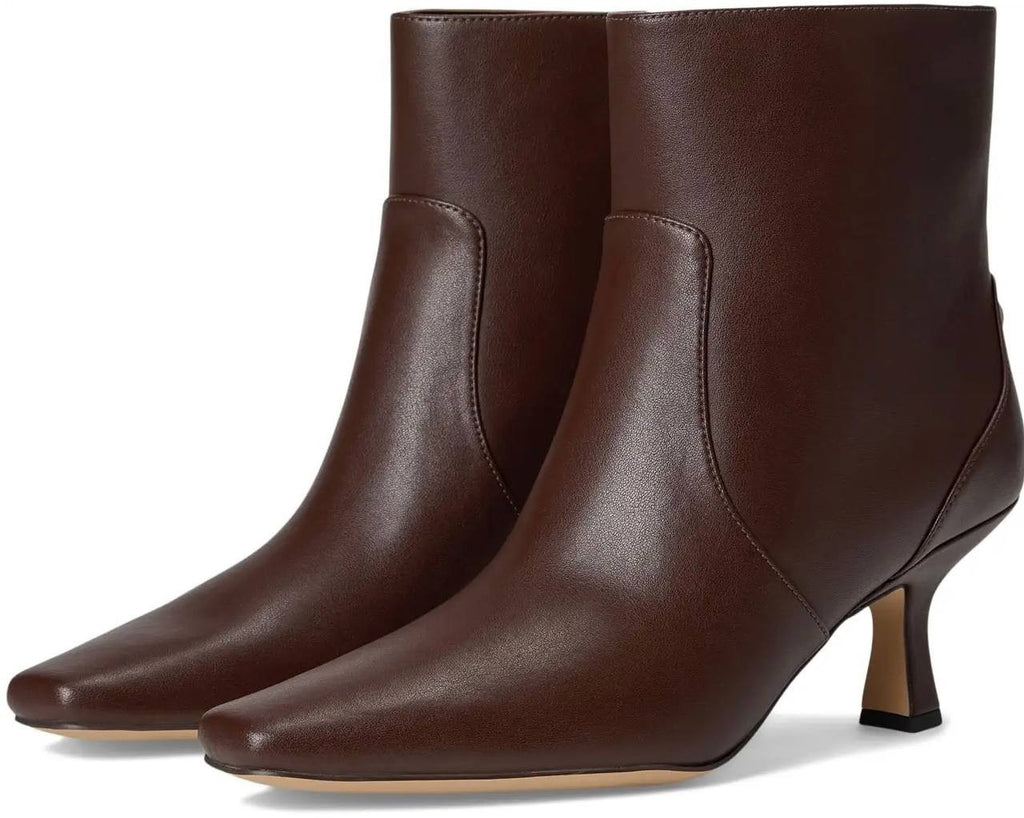 Coach Kitten Heel Booties Brown 8 B New $250.00