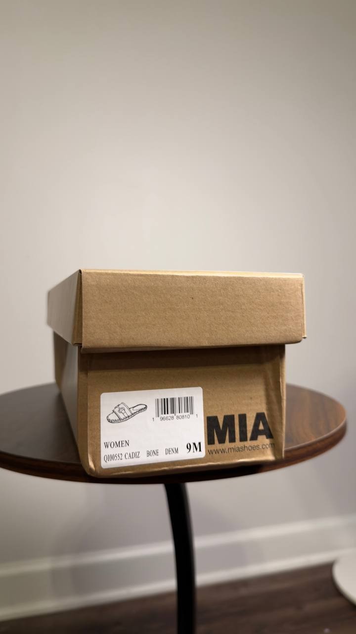 MIA  Espadrille Sandals  Bone  9M  New  $70