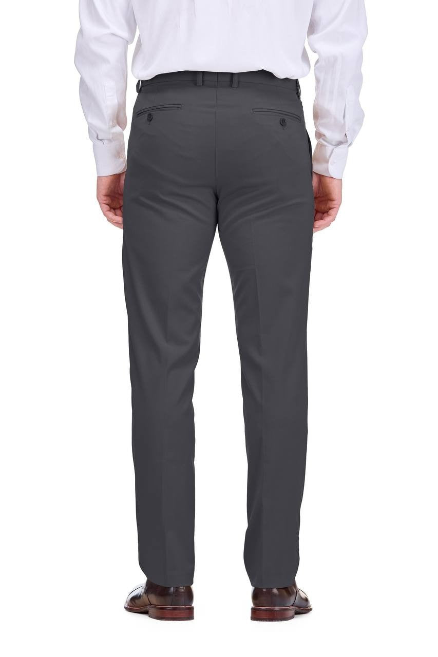Gino Vitale Slim Fit Stretch Dress Pants Dark Grey 36W NWT $60