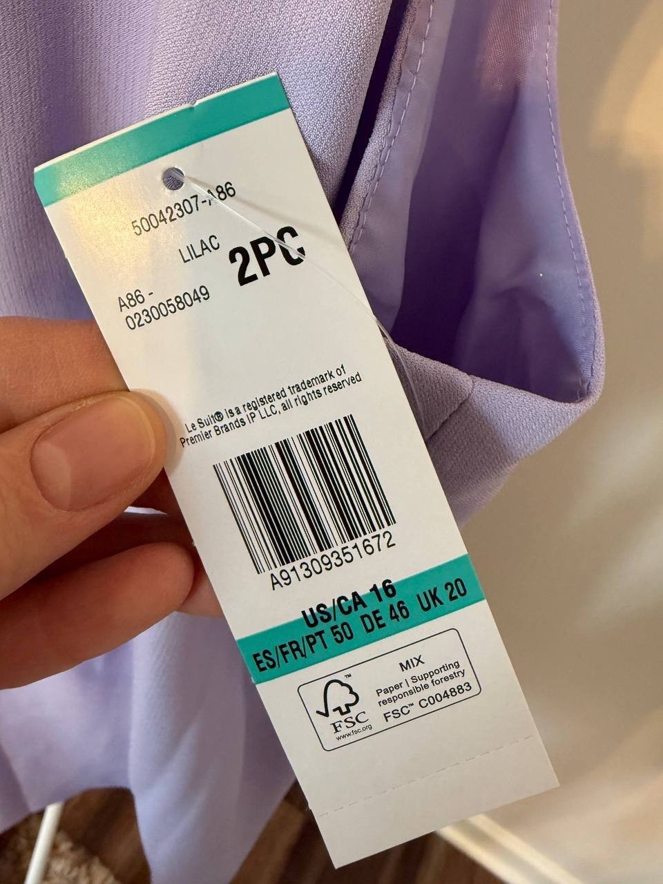 Le Suit Elongated Blazer Dress Suit Set – Size 16 – NWT – $300