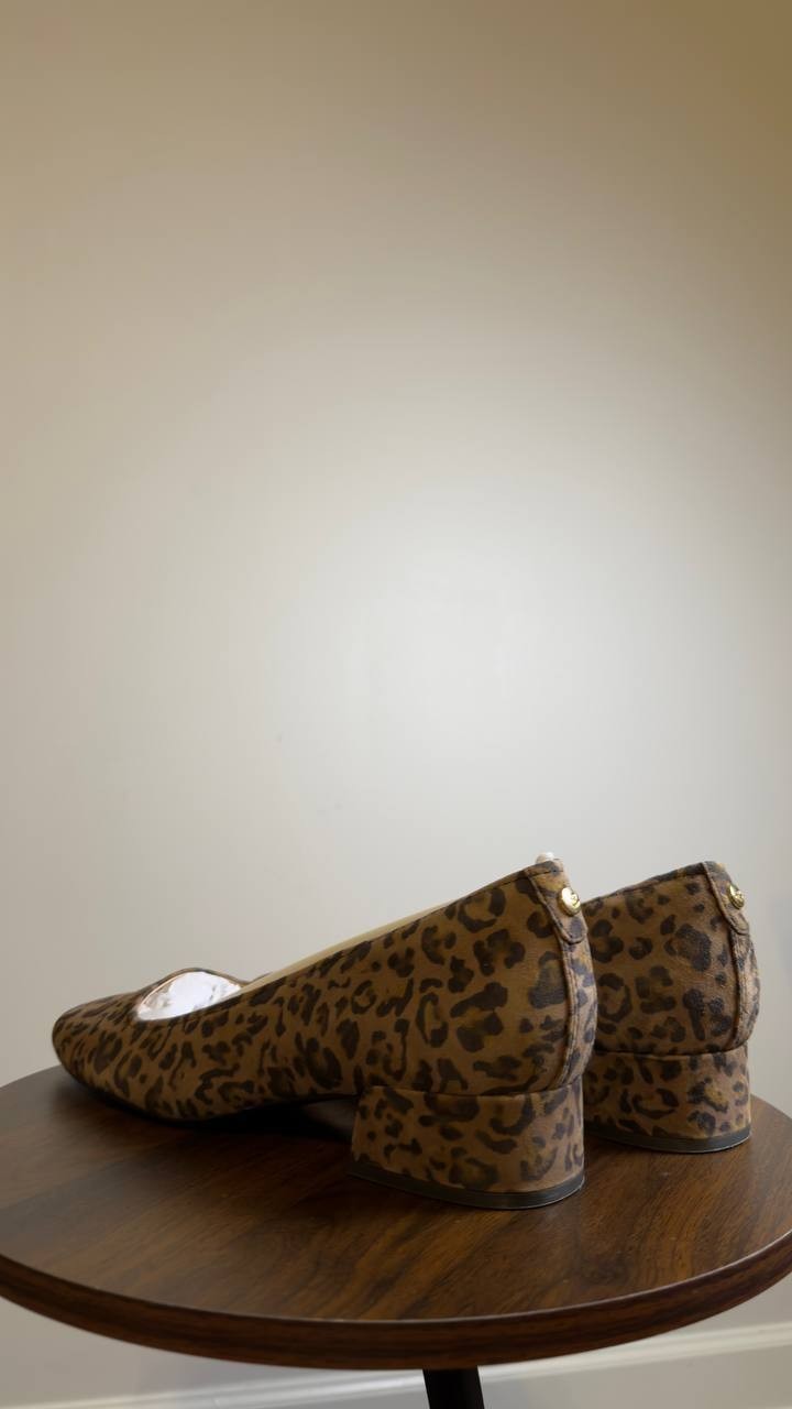 Easy Spirit Block Heel Pumps Leopard 11 M New With Box $99.00