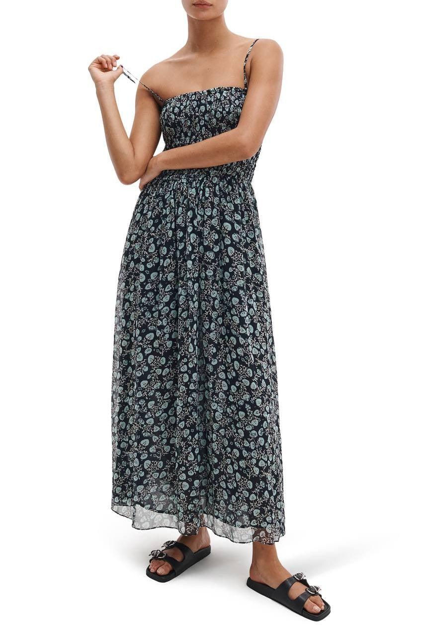 Rag & Bone Hallie Floral Sleeveless Maxi Dress Salute Floral L NWT $428