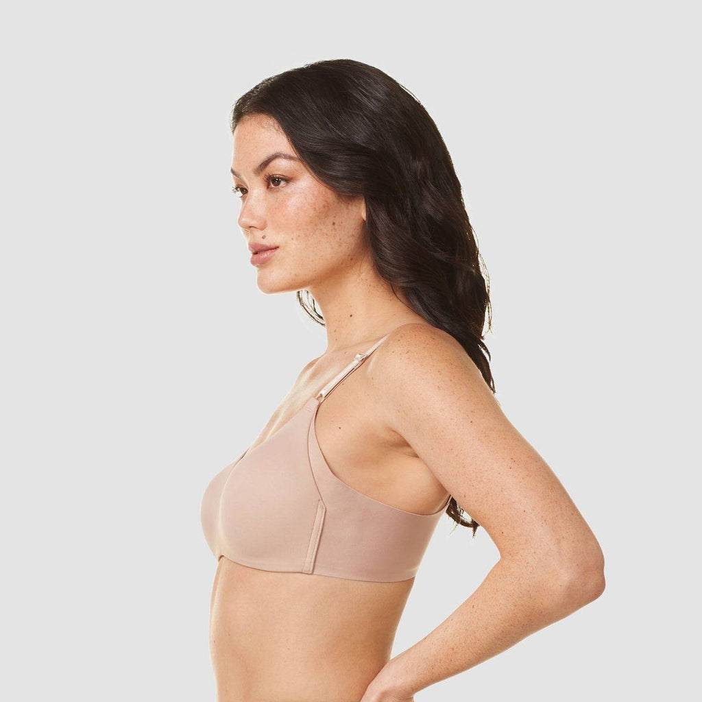 Warner’s No Side Effects Wire-Free Bra – Light Pink 34B