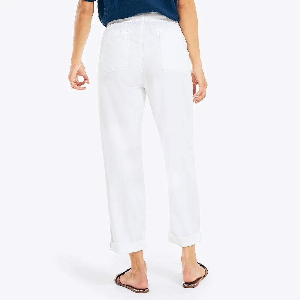 Nautica Sustainably Crafted Pull‑On Pant White S/P NWT $79.50