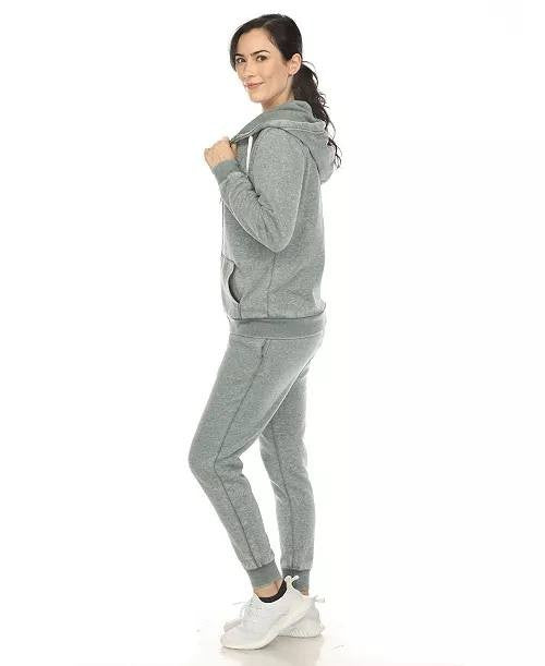 White Mark Women’s Burnout Jogger Set – Size 1XL – NWT