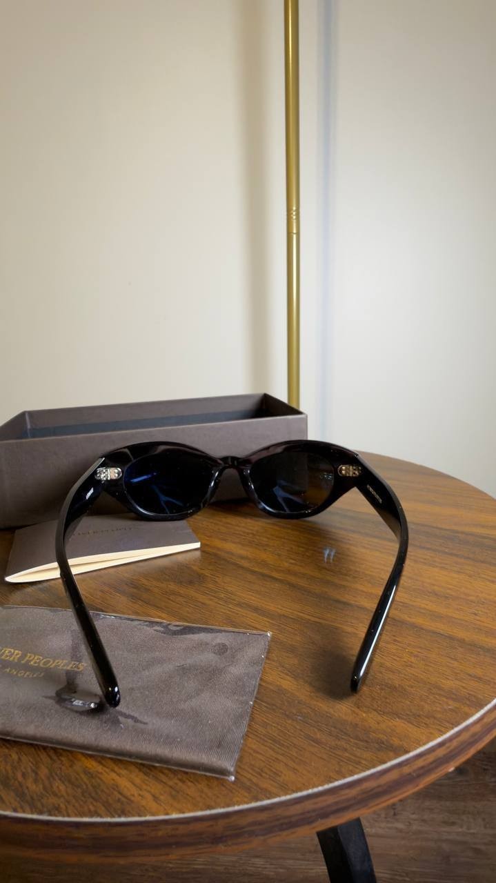 Oliver  Peoples  Lerrue  Sunglasses  Black  Acetate  OS  NWOT  $514