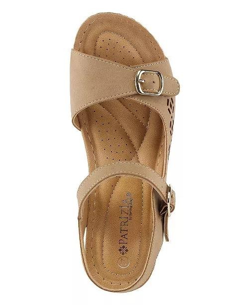Patrizia  Shantay  Sandals  Tan  Synthetic  9.5‑10  New  With  Box  $70
