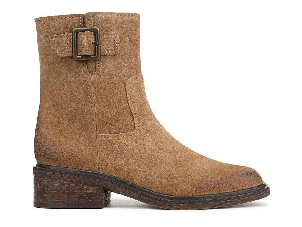 Franco Sarto Suede Booties 6.5M Tan New in Box MSRP $185