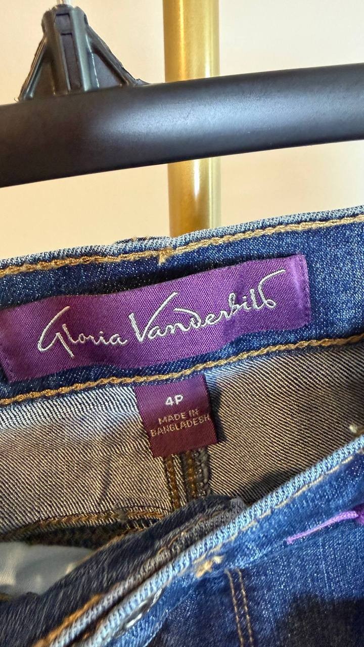 Jones New York Women’s Stretch Lexington Straight Jeans Slater Wash Size 14P NWT