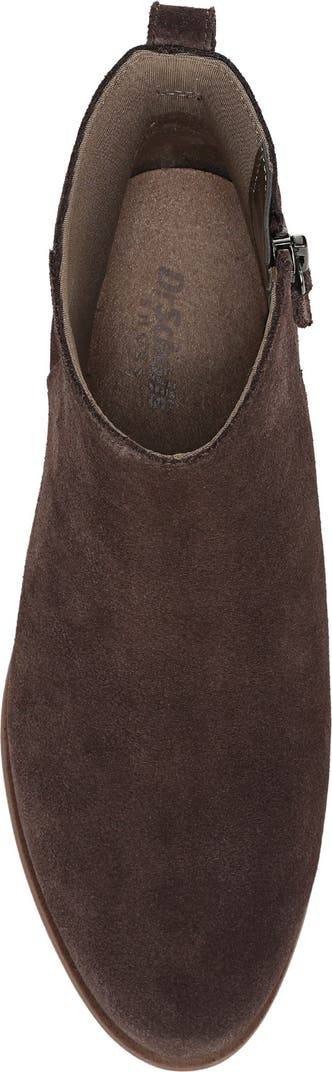 Dr. Scholl’s Dark Brown Suede Ankle Boots 9.5M NIB MSRP $115