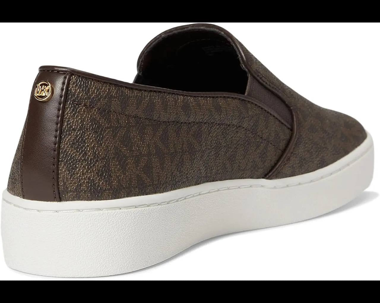 MICHAEL Michael Kors Keaton Slip-On Brown 8.5M Man‑Made MSRP $99 NWB