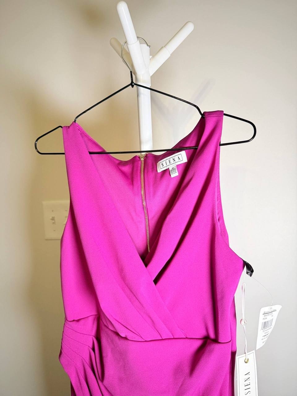 Sienna Origami Pleat Sleeveless Bodycon Dress – Pink– Size 10 – NWT – $108