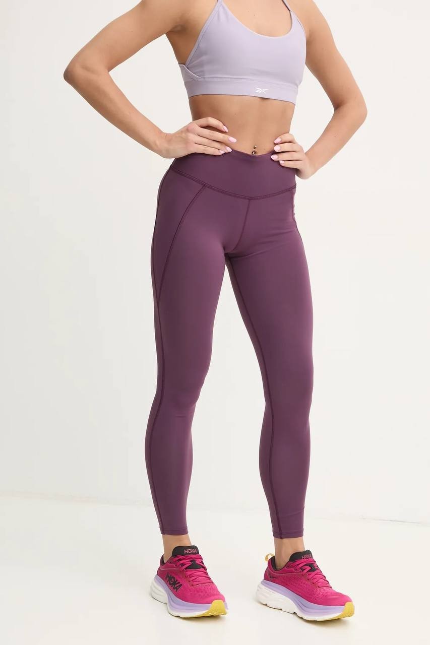 Reebok LUX Collection Training Leggings Violet High Rise Speedwick SizeXL NWT$55